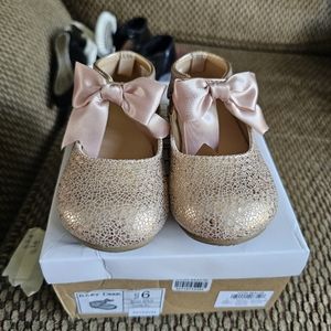 Baby Deer Rose Gold Baby Flats